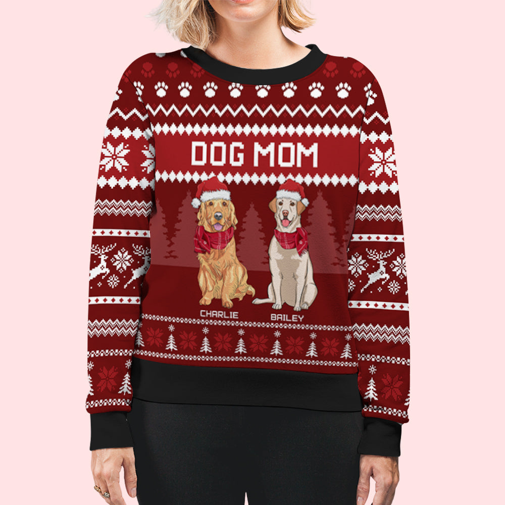 For Dog Parents - Unique Personalized Custom All-Over-Print Unisex Sweatshirt