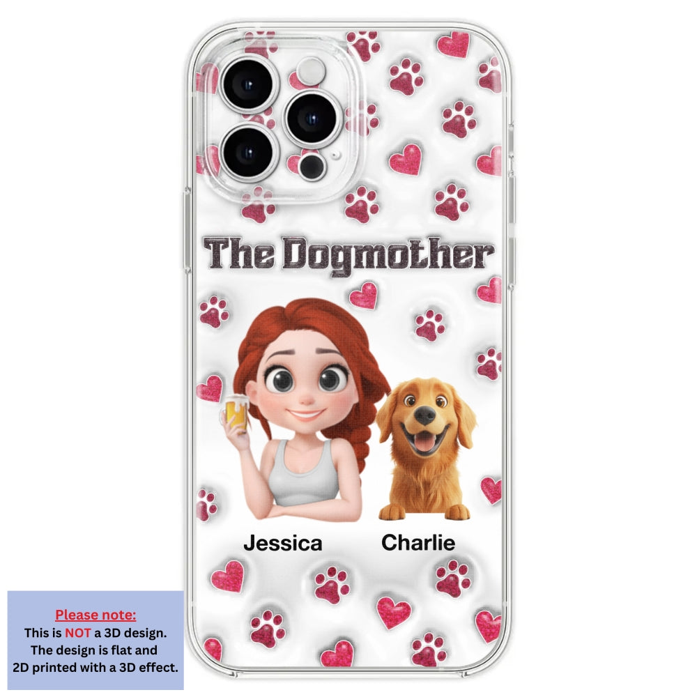 Slay Cartoon Dog Mother - Exclusive Personalized Custom 3D Inflated Effect Phone Case for Stylish Protection