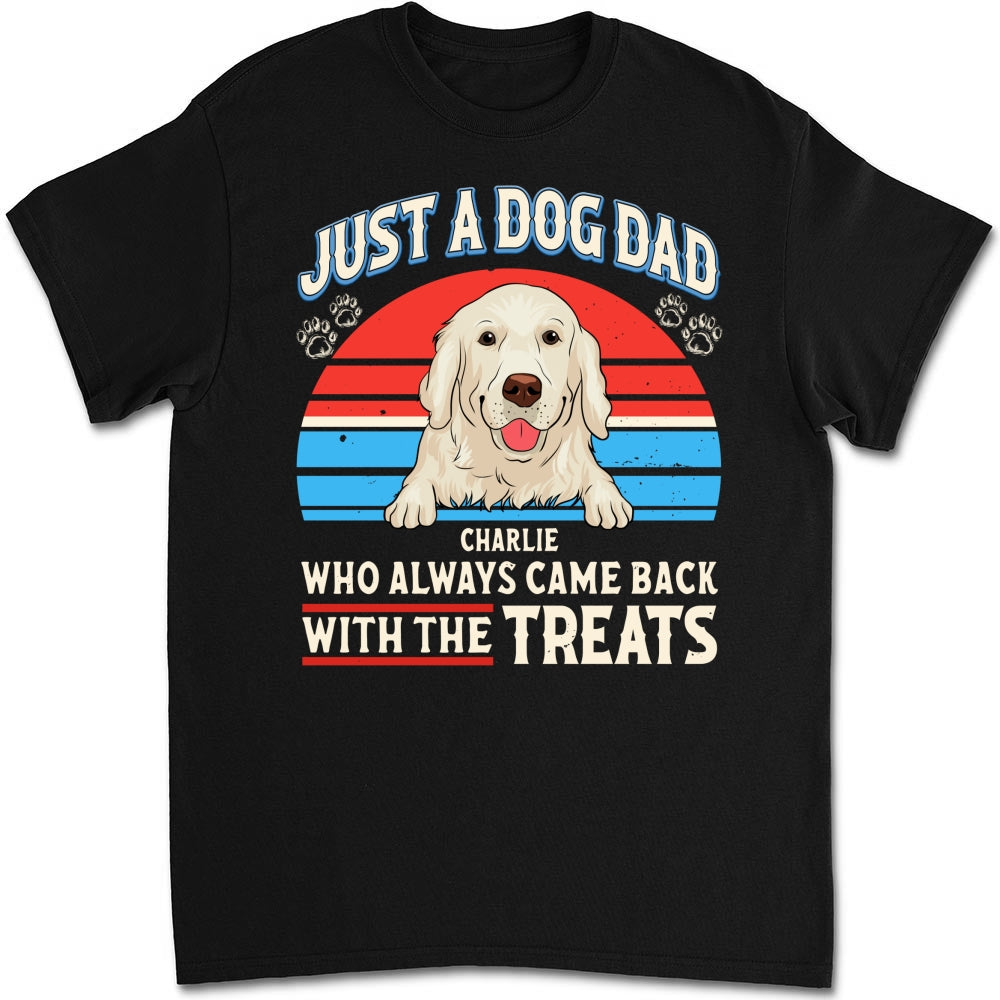 Who Always Came Back - Personalized Custom Unisex 5.3 oz T-shirt for Pet Lovers