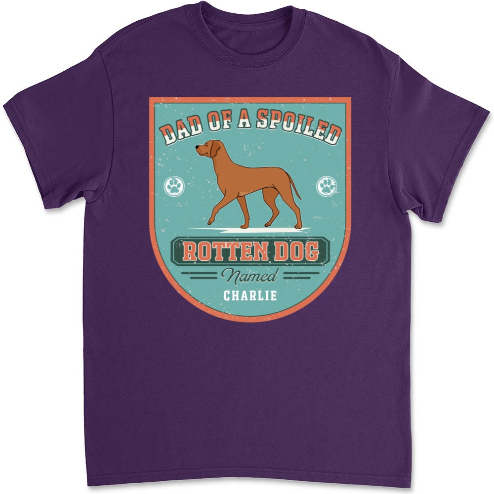 Spoiled Rotten Dogs - Customizable Personalized Unisex 5.3 oz T-Shirt