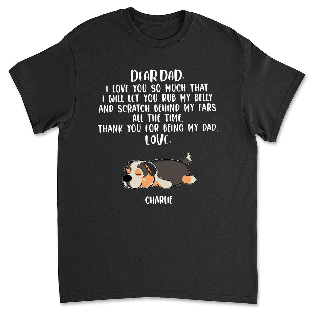 Love You So - Personalized Custom Unisex 5.3 oz T-shirt for Pet Lovers