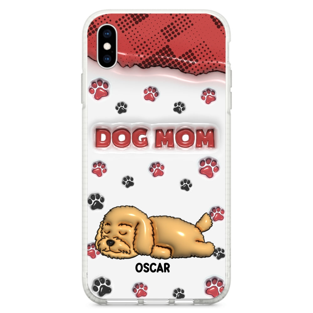 Dog Mom Version 2 - Exquisite Personalized Custom 3D Inflated Effect Phone Case for Fashion - Forward Dog Lovers