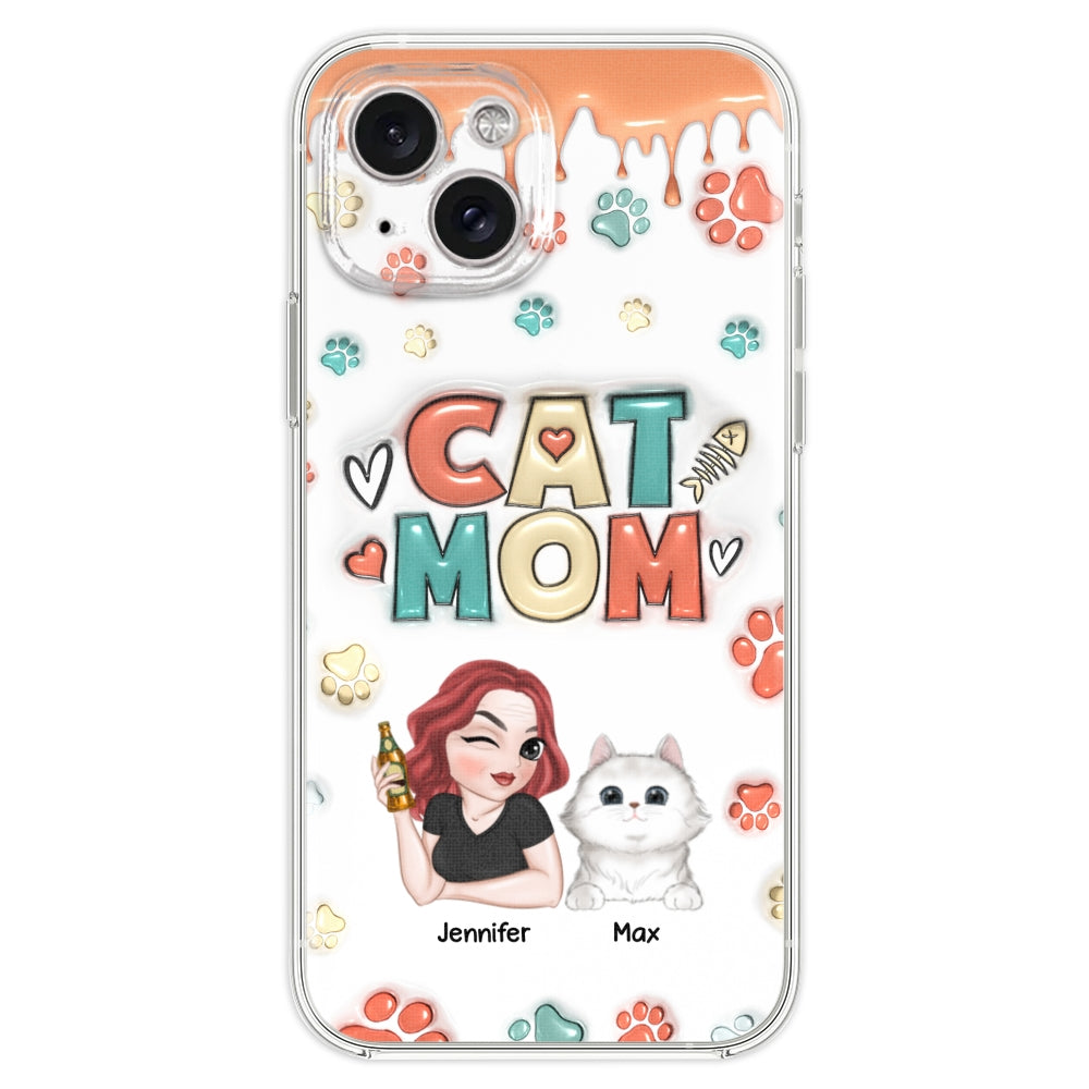 My Lovely Cat - Personalized Custom 3D Inflated Effect Smartphone Case for Unique Style