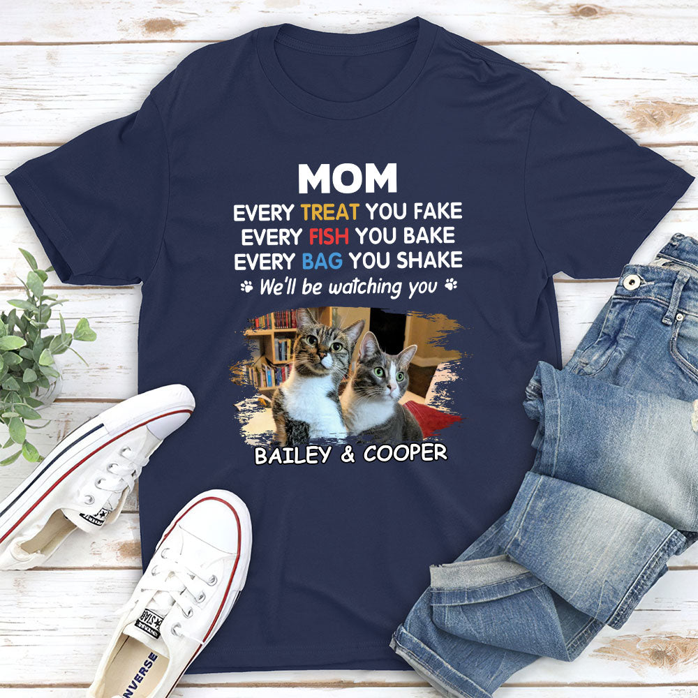 I Will Be Watching You - Personalized Custom Unisex 5.3 oz T-shirt for Pet Lovers