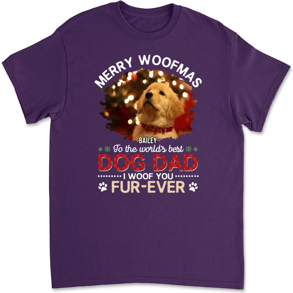 We Woof You Personalized Custom Unisex Photo T-shirt - Ideal Gift for Pet Lovers