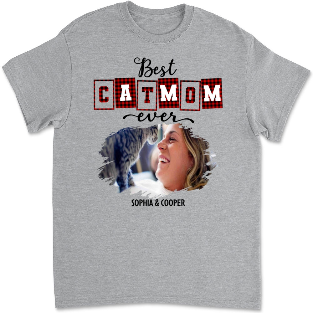 Best Fur Mom Of The Year Personalized Custom Unisex 5.3 oz T-shirt with Copyrighted Artwork