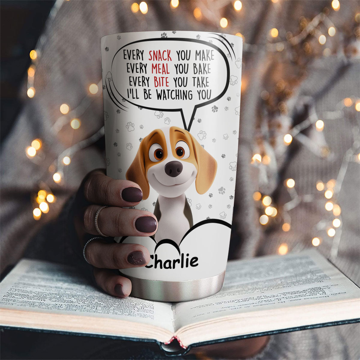 I Am Watching You - Personalized Custom 20oz Stainless Steel Tumbler with Thousands of Cool Designs