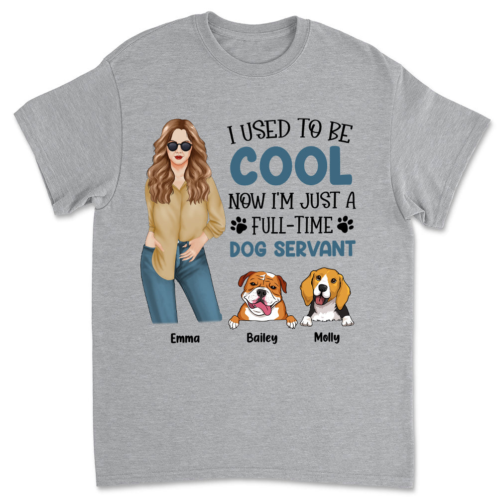 Dog Servant 2 - Personalized Custom Unisex 5.3 oz T-shirt for Pet Lovers
