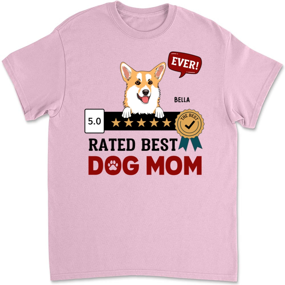 The Ultimate Personalized Custom Unisex T-Shirt for the Best Dog Mom Ever