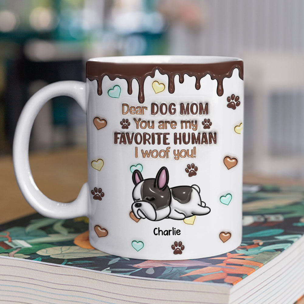 Favorite Human Version 2 - Personalized Custom 3D Inflated Effect 11oz Ceramic Mug