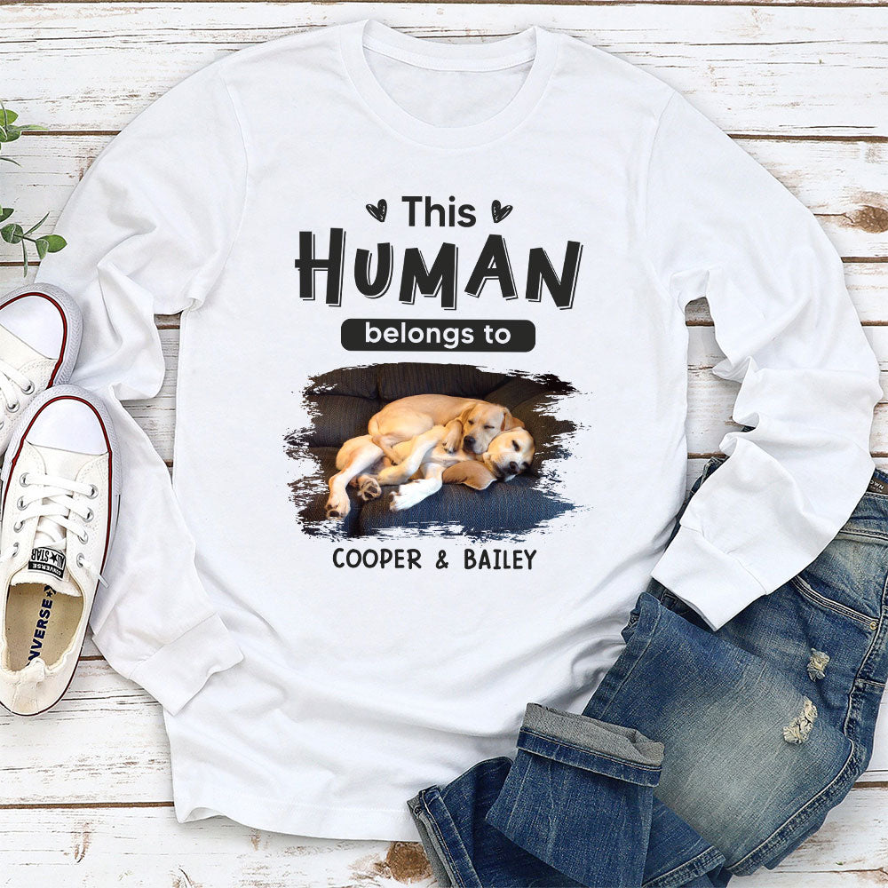 Sleepy Dogs - Exquisitely Personalized Custom Long Sleeve T-shirt for Pet Lovers