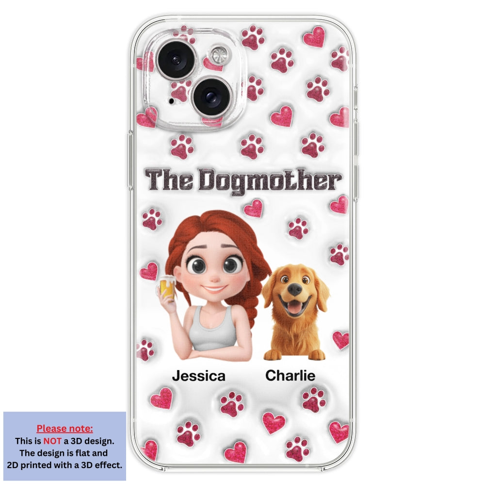 Slay Cartoon Dog Mother - Exclusive Personalized Custom 3D Inflated Effect Phone Case for Stylish Protection