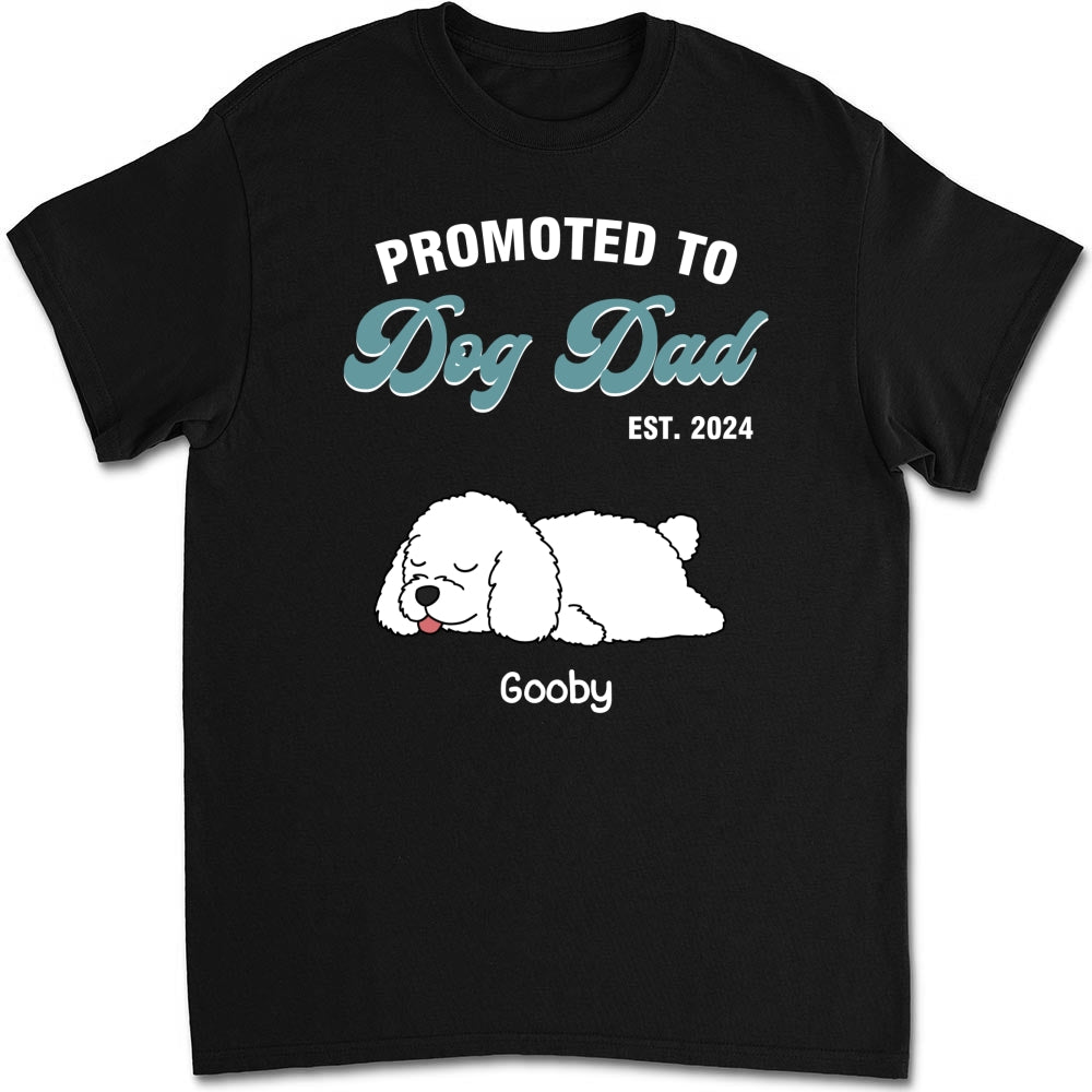 Promoted To - Personalized Custom Unisex 5.3 oz T-shirt for Pet Lovers
