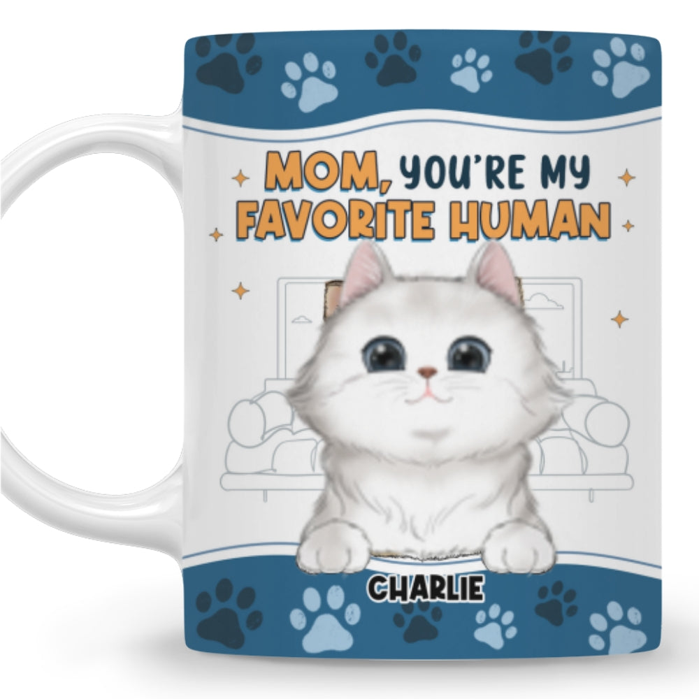 I Love You The Most Version Cat - Personalized Custom Coffee Mug for All Beverages