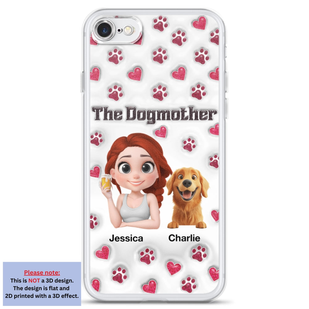 Slay Cartoon Dog Mother - Exclusive Personalized Custom 3D Inflated Effect Phone Case for Stylish Protection