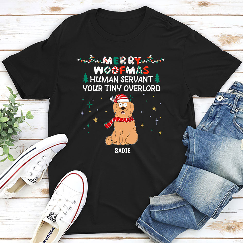 Meowy Christmas - Personalized Custom Unisex Cotton Blend T-shirt for Pet Lovers