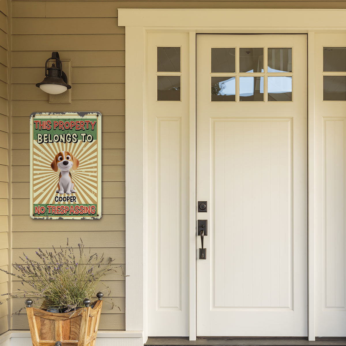 Warning You - Stunning Personalized Custom Metal Sign for Home and Office