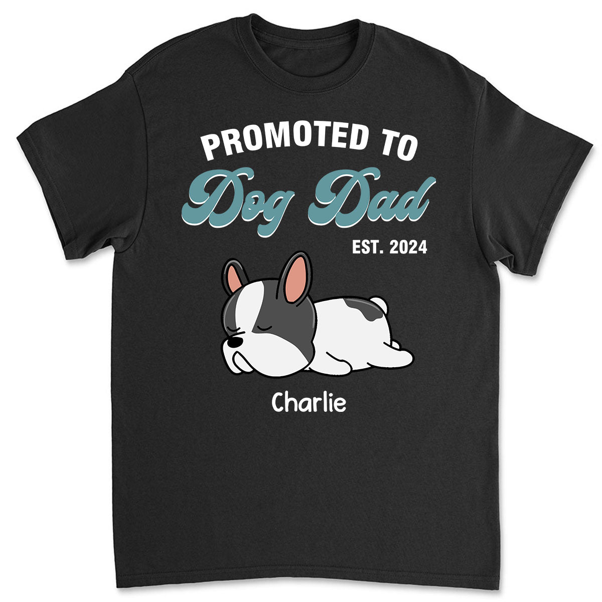 Promoted To - Personalized Custom Unisex 5.3 oz T-shirt for Pet Lovers