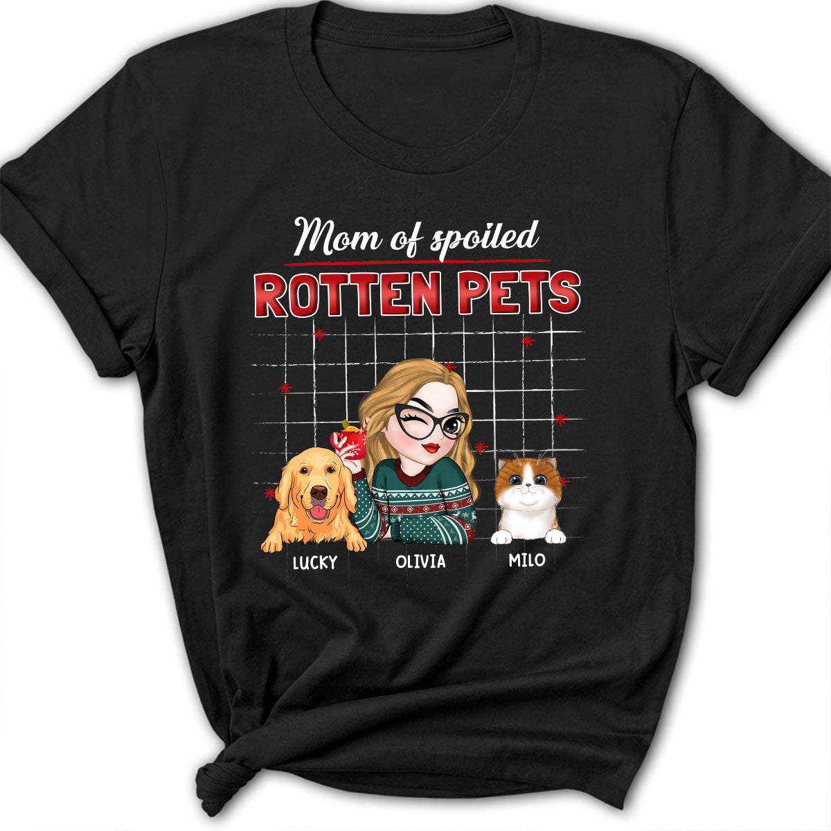 Best Pet Dad Mom - Personalized Custom Women's T-shirt: A Perfect Gift for Pet Lovers