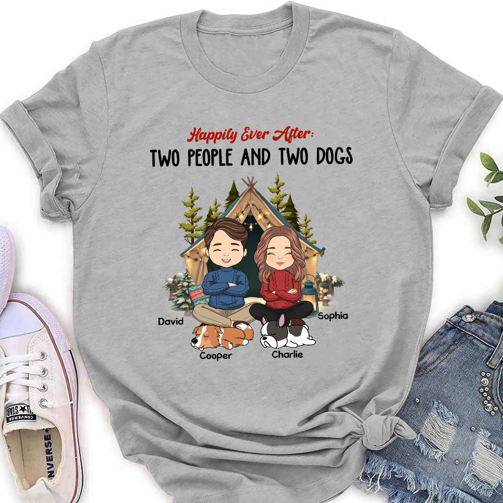 Happily Ever After - Personalized Custom Women's T-shirt for Pet Lovers