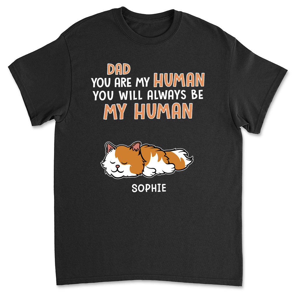Be My Human 2 - Personalized Custom Unisex Heavy Cotton T-shirt for Pet Lovers