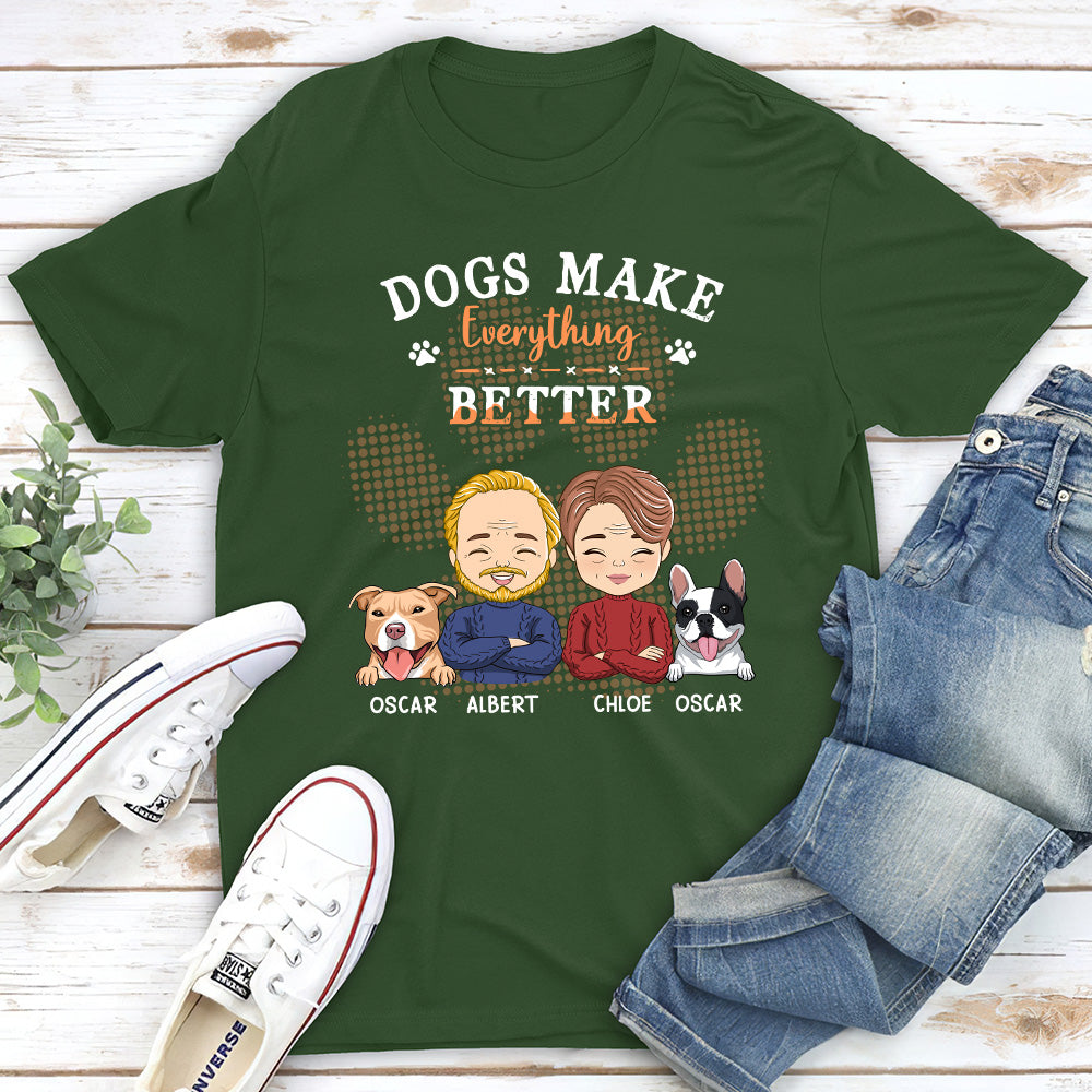 Everything Better - Personalized Custom Unisex 5.3 oz T-shirt for Pet Lovers