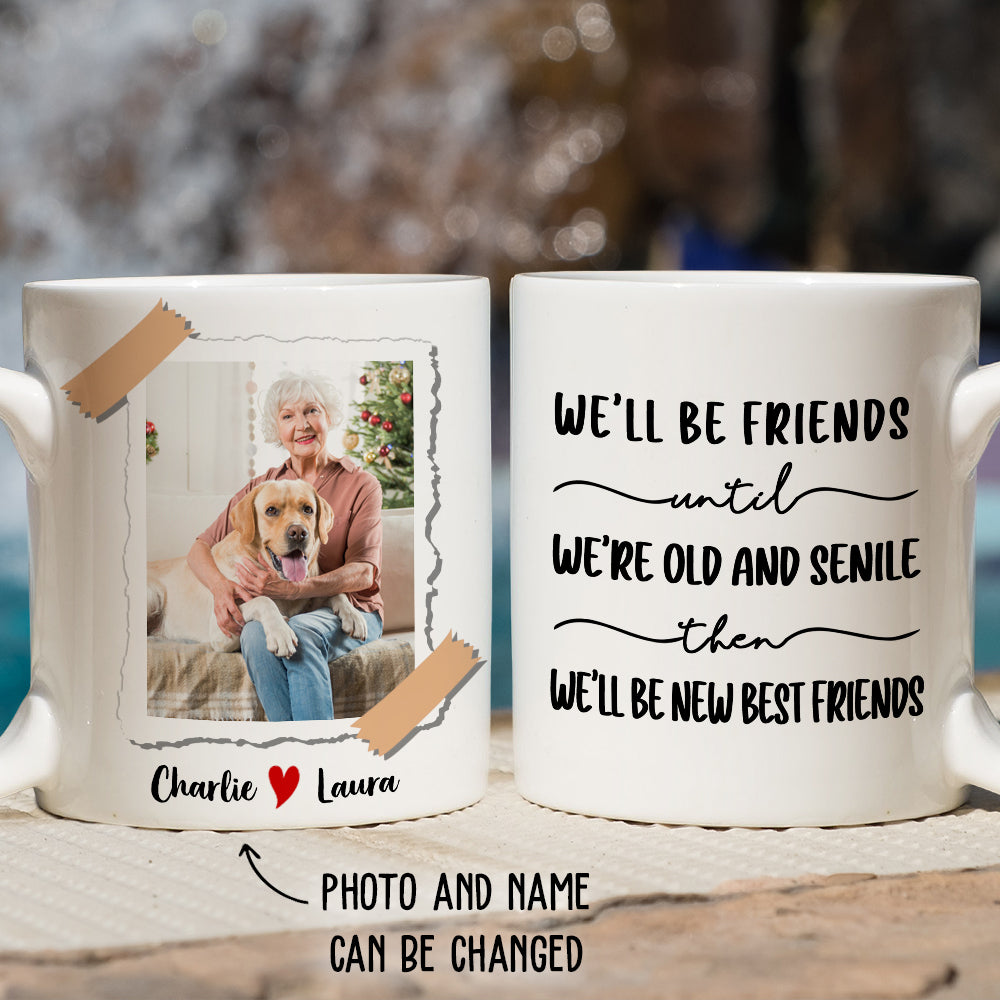 Forever Friends: Personalized Custom Photo Coffee Mug for Pet Lovers