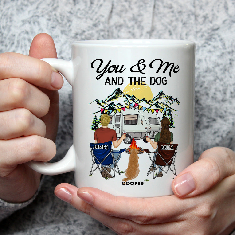 Personalized Custom 'You And Me And The Fur Babies' Coffee Mug - Ideal for Pet Lovers