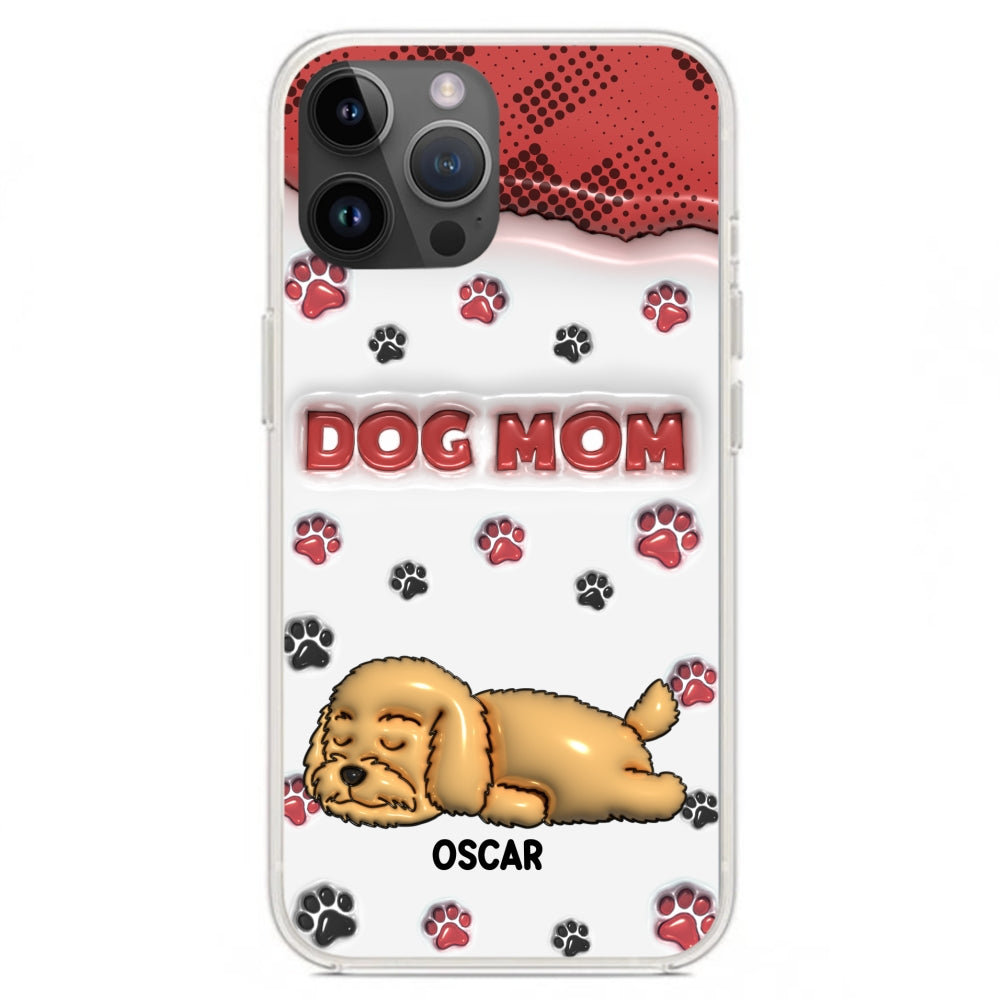 Dog Mom Version 2 - Exquisite Personalized Custom 3D Inflated Effect Phone Case for Fashion - Forward Dog Lovers