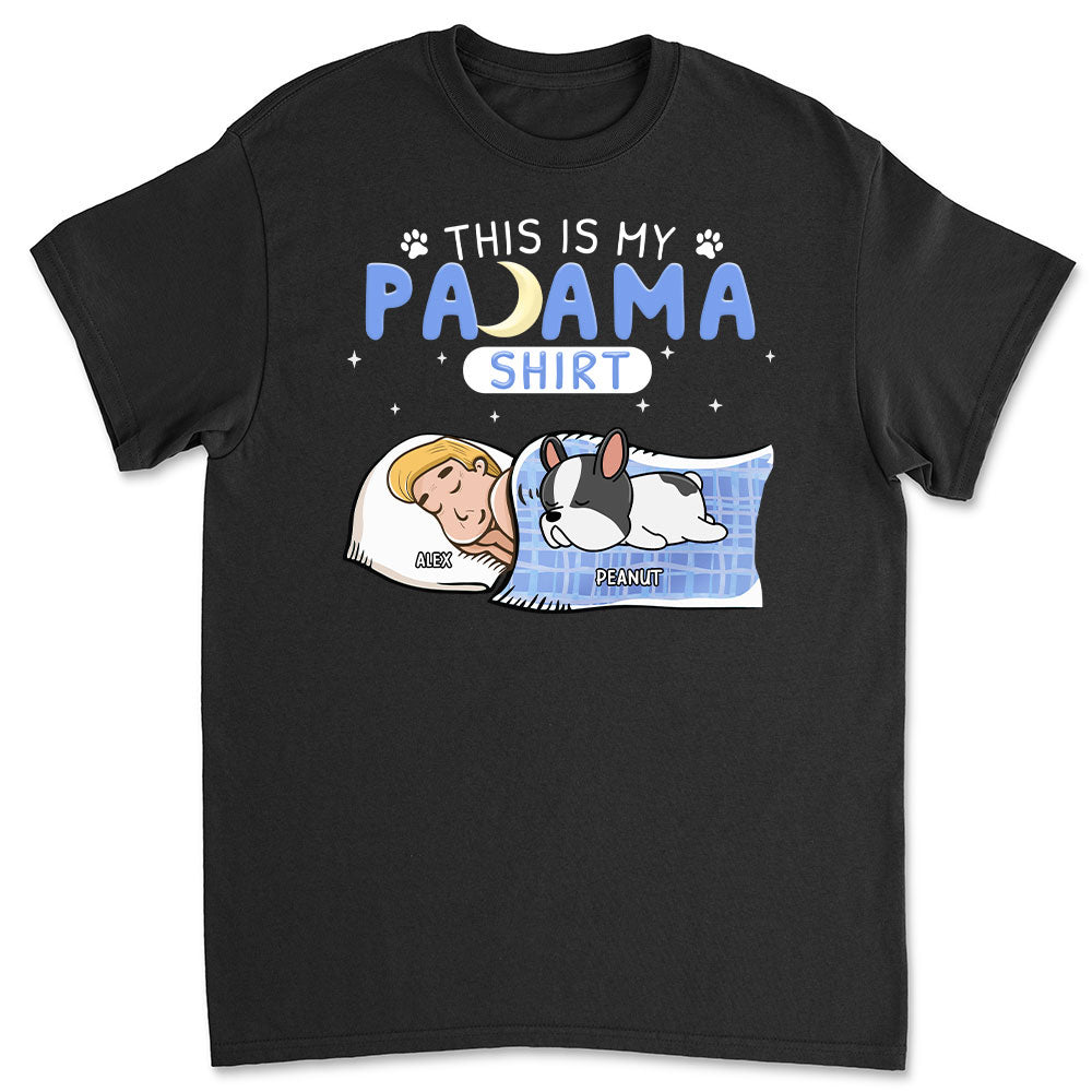 Personalized Custom Unisex Holiday Pajama T-shirt - Ideal Gift for Pet Lovers