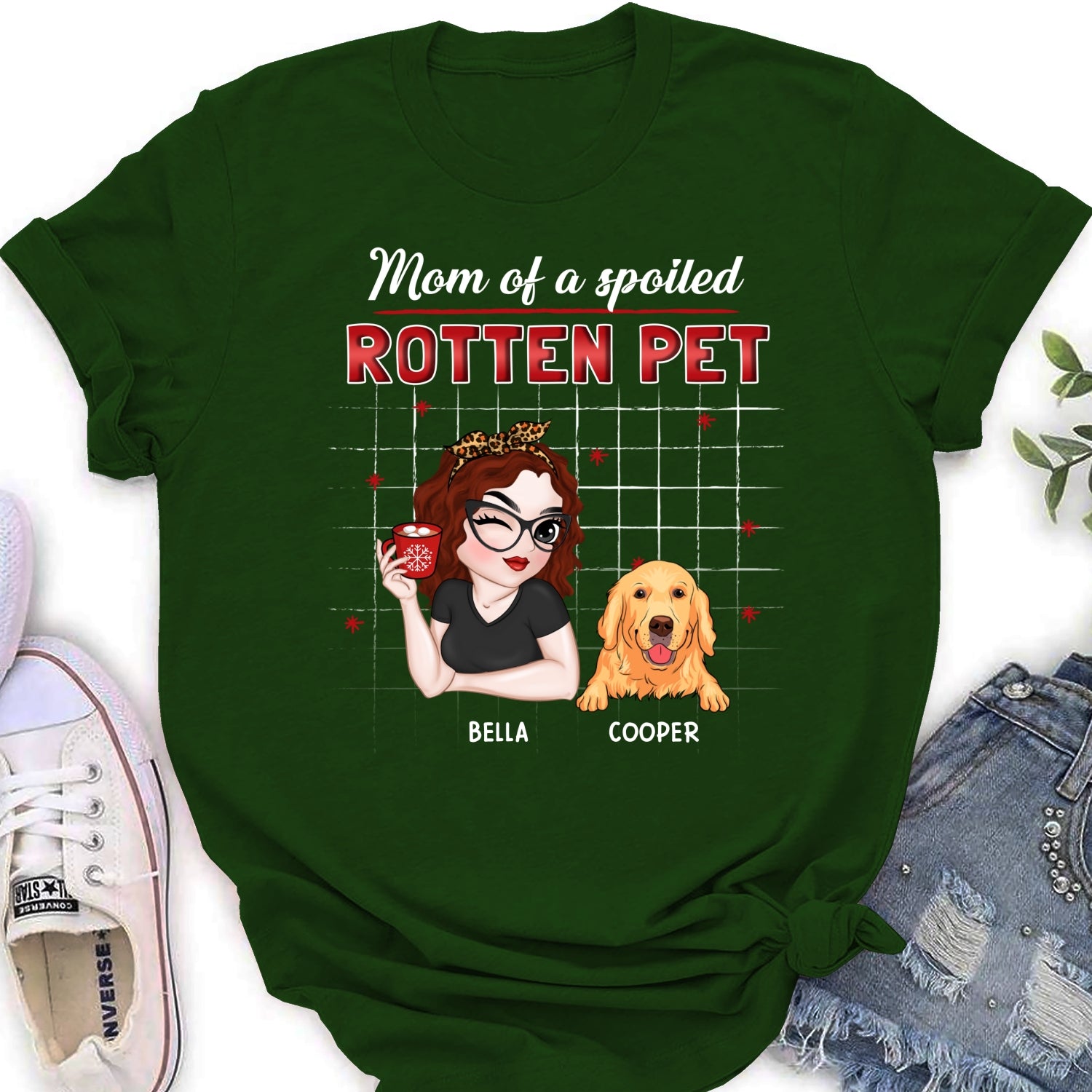 Best Pet Dad Mom - Personalized Custom Women's T-shirt: A Perfect Gift for Pet Lovers