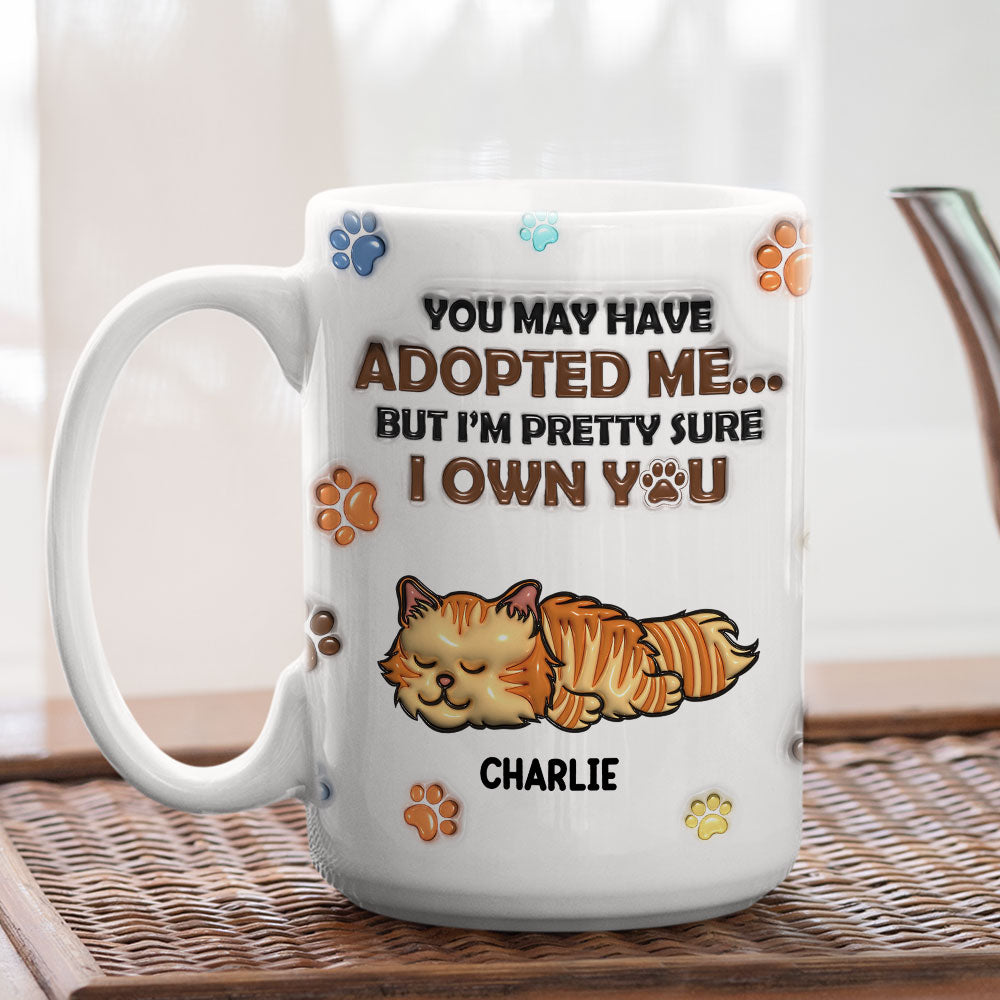 Personalized Custom 3D Inflated Effect Ceramic Mug - 11oz for All Your Favorite Beverages