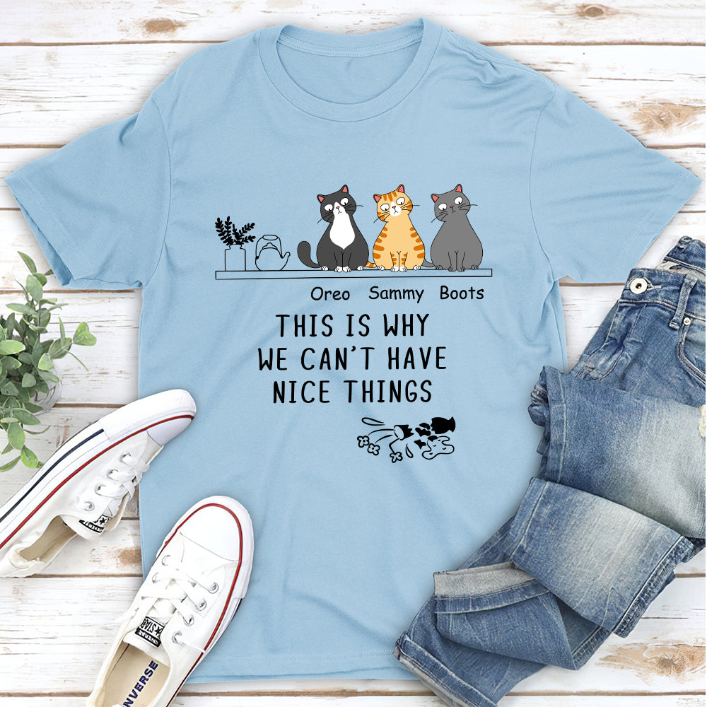 The Naughty Cats - Premium Personalized Custom Unisex 5.3 oz T-shirt