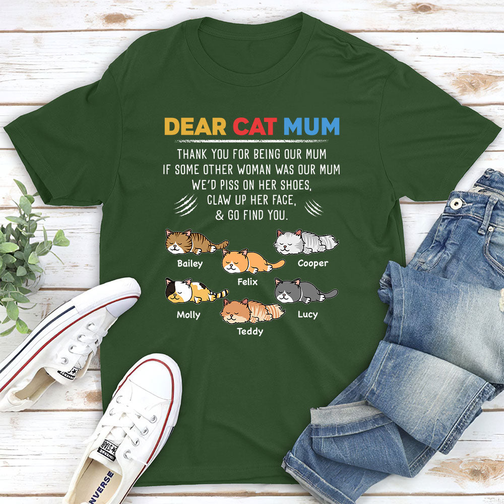 Piss On Her Shoes - Personalized Custom Unisex 5.3 oz T-shirt for Pet Lovers