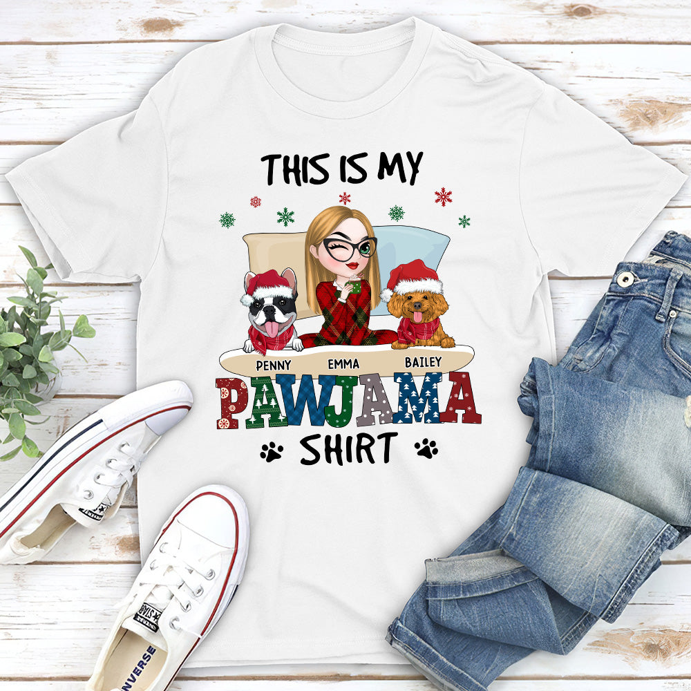 Pawjama Personalized Custom Unisex 5.3 oz Sleepshirt T-shirt - Ideal Gift for Pet Lovers