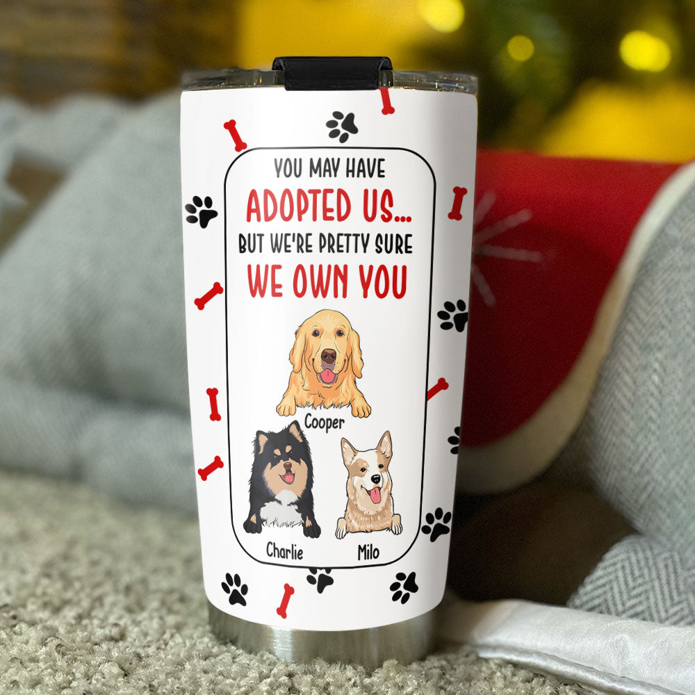 Adopted Us - 20oz Personalized Custom Stainless Steel Tumbler with Thousands of Cool Designs