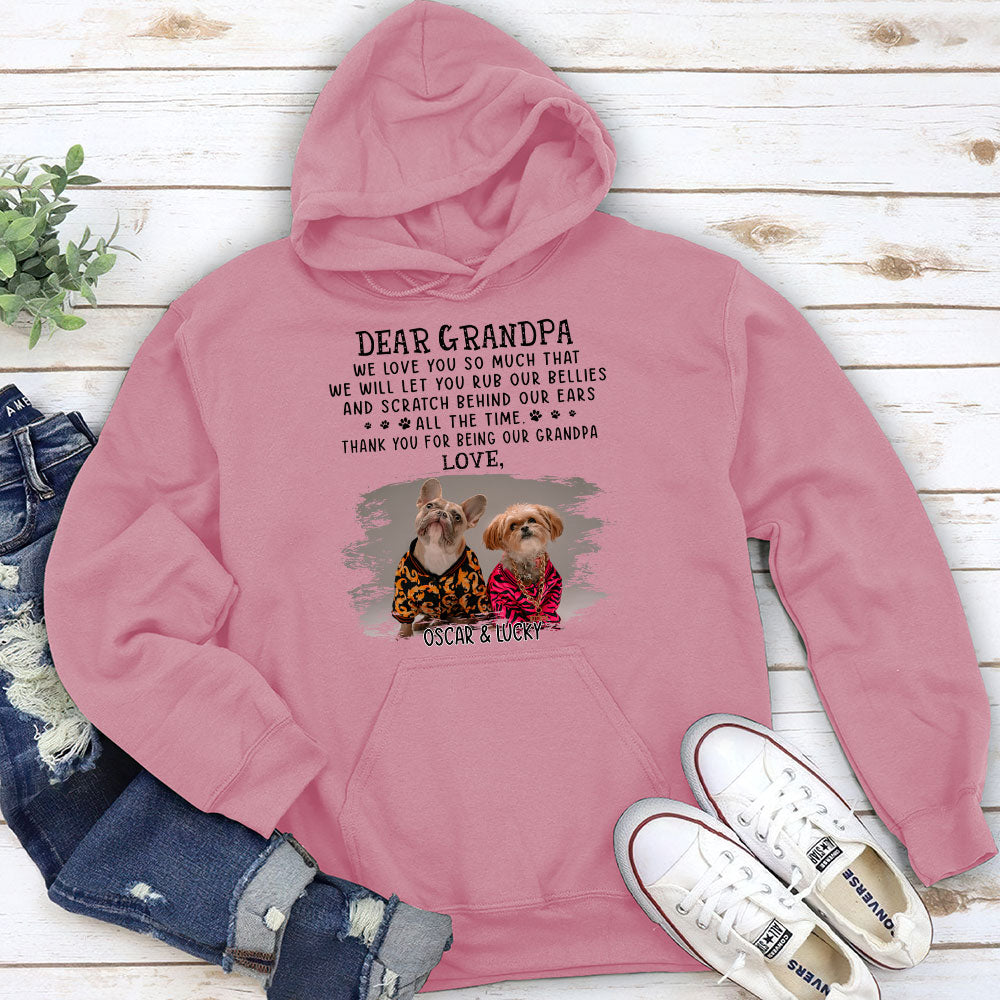 Love So Much Personalized Custom Photo Hoodie - Ideal Gift for Pet Lovers