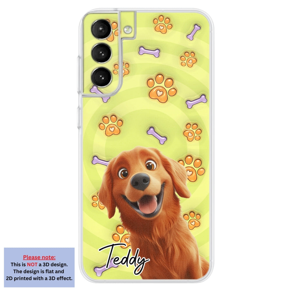 Exclusive Personalized Custom 3D Inflated Effect Phone Case - This Human Belongs To Us Cartoon Design