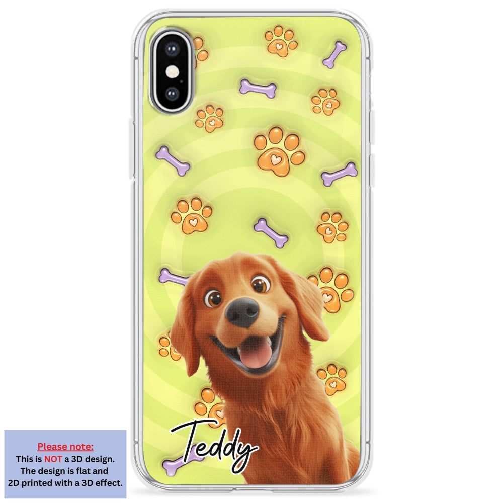 Exclusive Personalized Custom 3D Inflated Effect Phone Case - This Human Belongs To Us Cartoon Design