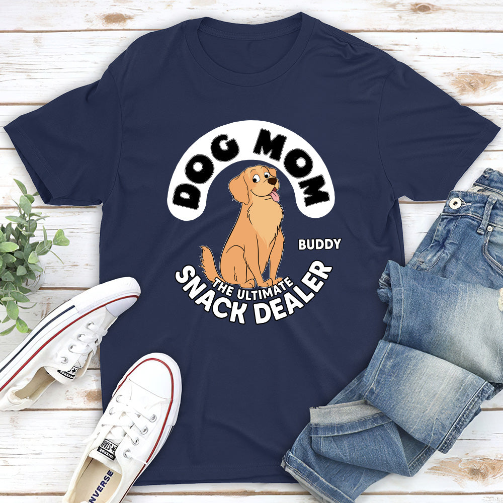 Ultimate Personalized Custom Unisex 5.3 oz T-shirt for Snack Lovers and Pet Enthusiasts