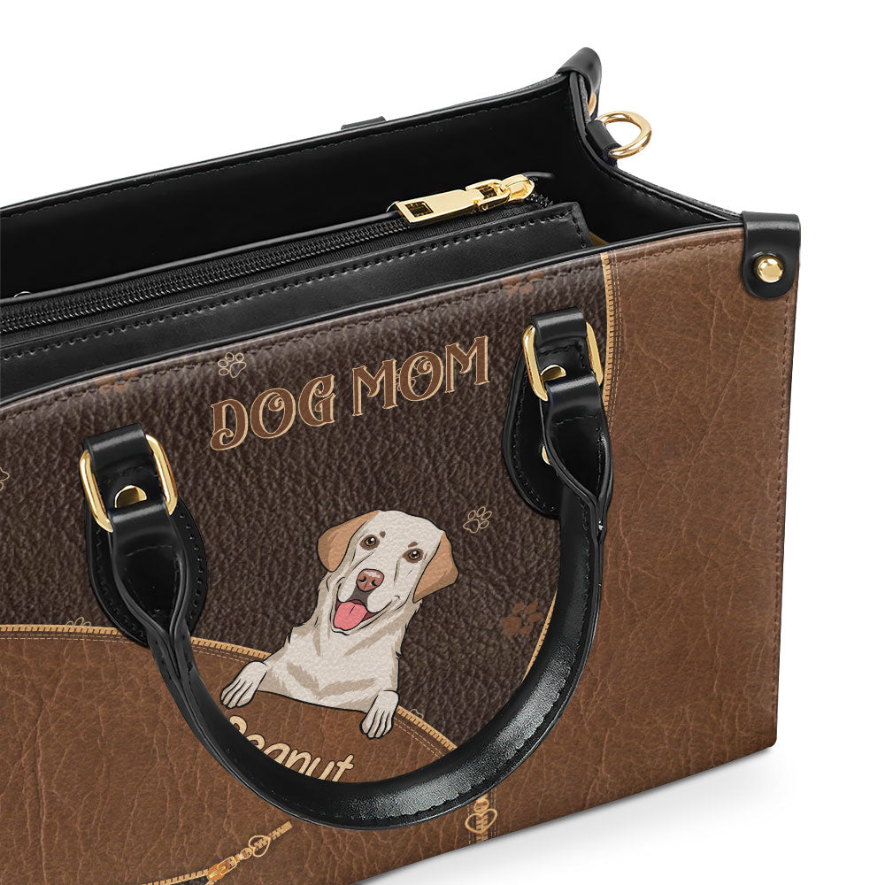 Personalized Custom Leather Dog Mom Bag - Show Your Love for Fur Babies