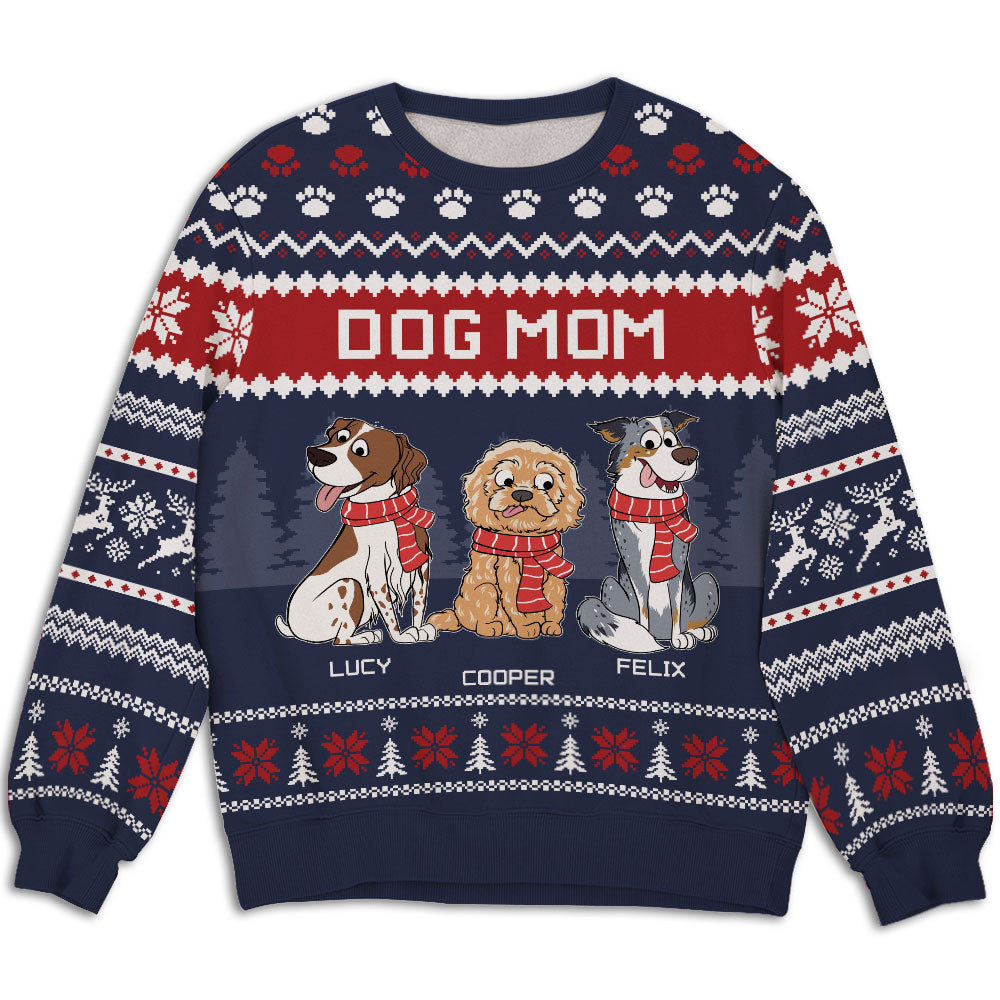 Dog Cat Paw - Exclusive Personalized Custom All-Over-Print Unisex Sweatshirt for Pet Lovers
