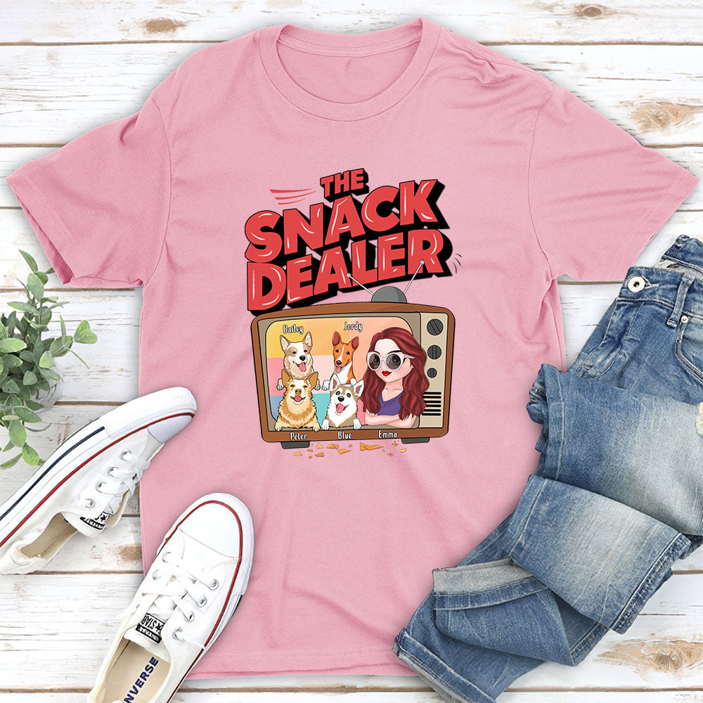 Cool Dog - Personalized Custom Unisex Cotton Blend T-shirt for Pet Lovers