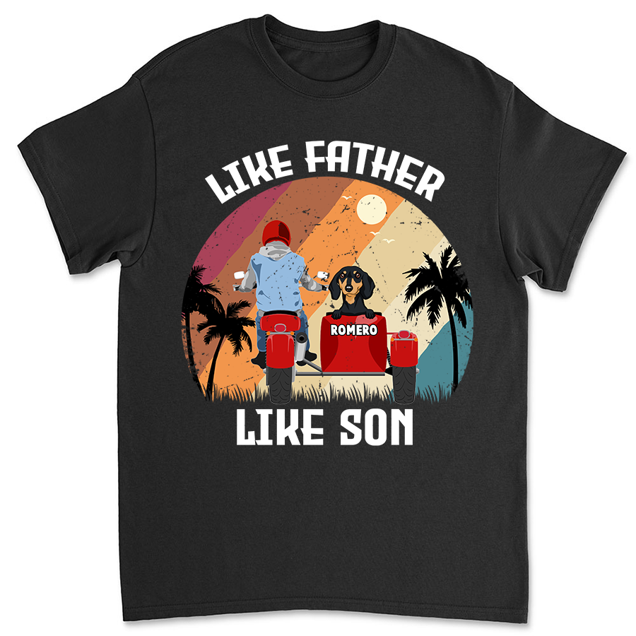 Like Father Like Pet - Personalized Custom Unisex 5.3 oz T-Shirt for Pet Lovers