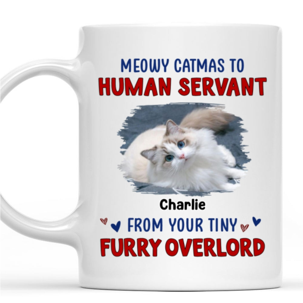 Personalized Custom Coffee Mug with Photos from Your Tiny Overlords